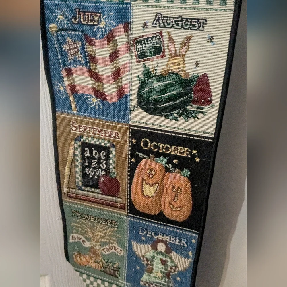 ☺️🧡Cottagecore Wall Hanging Tapestry Months / Seasons Of The Year